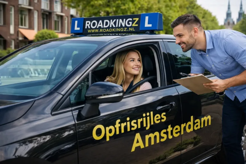 opfrisrijles amsterdam in automaat of schakelauto bij Rijschool roadkingz