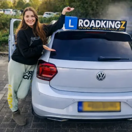 Geslaagde leerling bij Rijschool Roadkingz