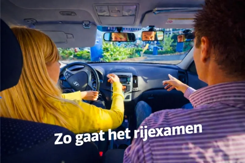 hoe gaat het auto rijexamen bij het CBR in Amsterdam
